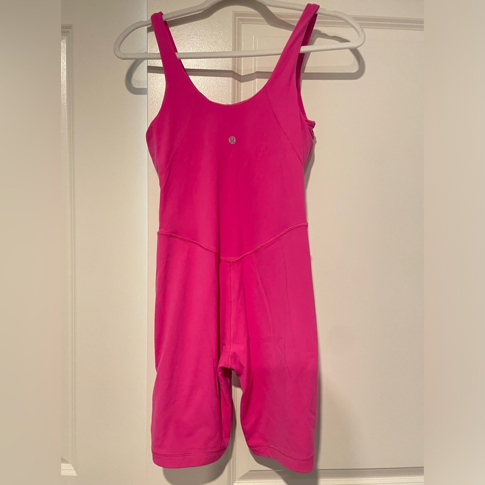 Pink Lululemon align bodysuit